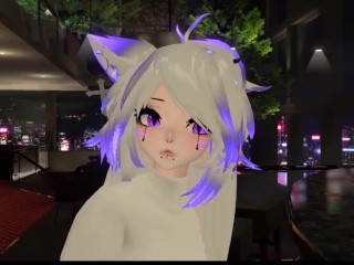 You found a cat girl in the bar and had some fun with her