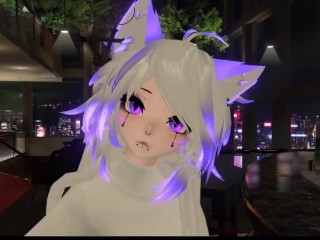 You found a cat girl in the bar and had some fun with her