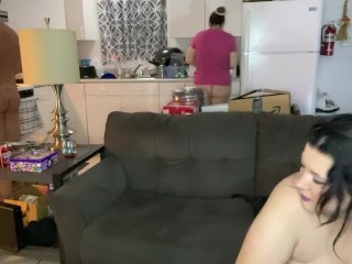 Wives threesome strap on cam show @skype keirraandleo