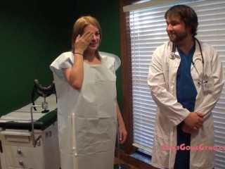 Innocent Hottie Brianna Cole Sensually Examined By Doctor Tampa During Gyno Exam @GirlsGoneGyno 1/4