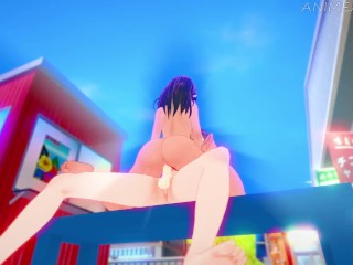 Nagatoro San and Her Friends Give Senpai the Harem School Treatment - Anime Hentai 3d Compilation