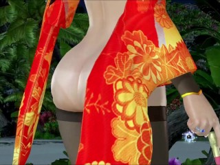 Dead or Alive Xtreme Venus Vacation Koharu Brocade of Dawn New Years Nude Mod Fanservice Appreciatio