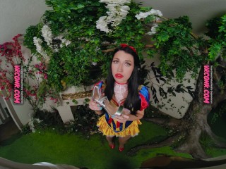 VR Conk Lovely Alex Coal as beautiful Snow White sex parody VR Porn