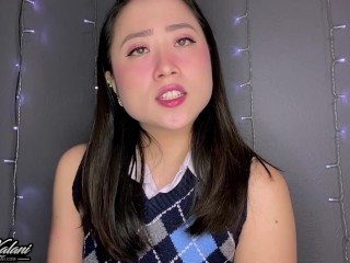 Thick Innocent Asian Schoolgirl Sits on Your Face -ASMR