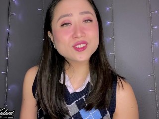 Thick Innocent Asian Schoolgirl Sits on Your Face -ASMR