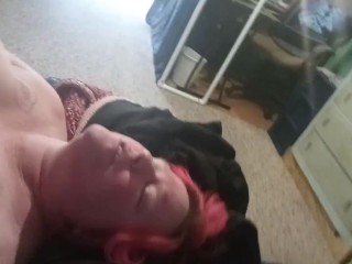 Blowjob and a quick fuck after work.