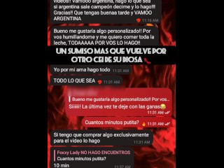 JOI CEI en español con Humillación EXTREMA, inserción anal, SPH para esclavos de Femdom Argenta.