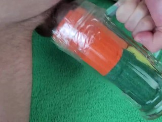 HOW TO MAKE A TIGHT PUSSY WITH CONDOM AND BEER GLASS (Version 4) DIY FLASHLIGHT
