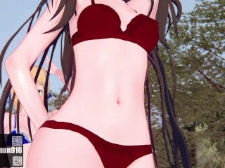 【KKS／MMD】ヴァンパイア セイバー 間桐桜 遠坂凛【Fate staynight】