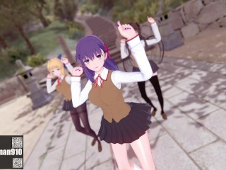 【KKS／MMD】ヴァンパイア セイバー 間桐桜 遠坂凛【Fate staynight】