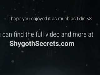 ShyGothSecrets Teaser - Testing out a new toy!