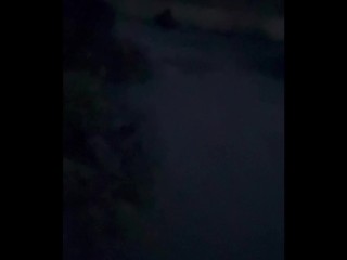 Huge dick naked barefoot cars passing close