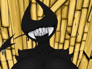 bendy the demon's gift  by @FnafNightbot