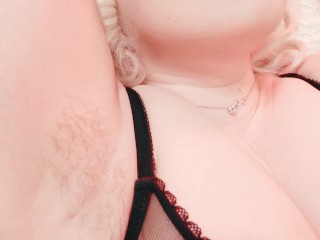 Hairy ArmPits Sexy FemDom POV video - Arya Grander - teasing and humiliation clip