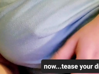 Edge your cock to this video💦💦.  Moaning and playing with my tits and pussy