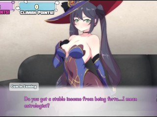 Waifu Hub S5- Mona Genshin Impact [ Parody Hentai game PornPlay ] Ep.1 the sexy naked astrologist