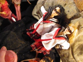 FUCVph4 SCHOOLGIRLS Sandra Russo Sarah Louis Young - just the CUMshot