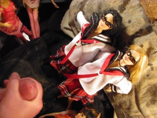 FUCVph4 SCHOOLGIRLS Sandra Russo Sarah Louis Young - just the CUMshot