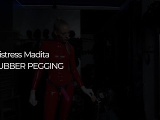 RUBBER PEGGING - BDSM SADO-LADIES