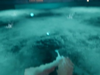 House Party Video Game Masturbating in the Hottub