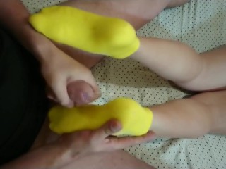 Cum on foot compilation: cum on feet, soles, heels - Nika Royal