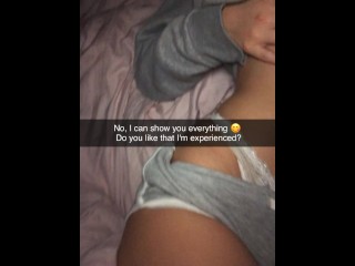 Cheerleader wants to fuck classmate on Snapchat