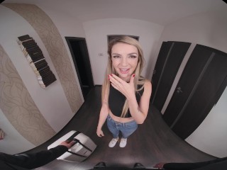 FuckPassVR - Kat Squirt gets her asshole fucked and creampied in this Virtual Reality experience