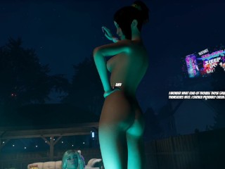 House Party Video Game Brittany and Amy Naked in Jacuzzi