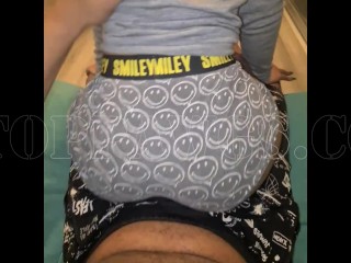 ep #104.  "Squeaky booty" asian fucked in boxers