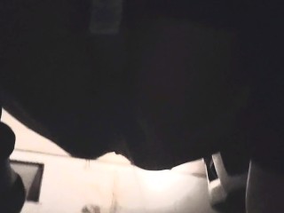 Quick Night Pee In Front of Car