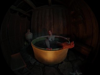 The Awakening bath time VR hentai
