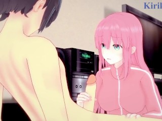 Hitori Gotō and I have intense sex in the bedroom. - Bocchi the Rock! Hentai