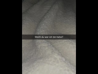 German Girl fucks boyfriends brother on Snapchat