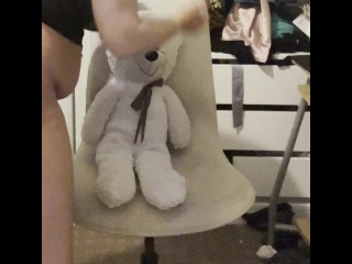 Fucking Teddy On Chair - Full vid on onlyfans - flygyalx786