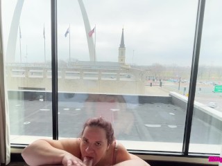 St Louis Arch - Missy Sucks Georges Cock With A View Of A National Monument