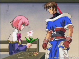 Busty japanese teen getting licked out