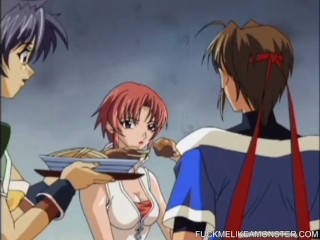 Busty japanese teen getting licked out