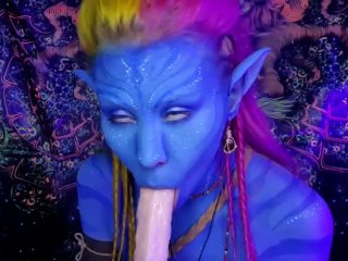 Avatar POV blowjob (Body paint) - MisaCosplaySwe