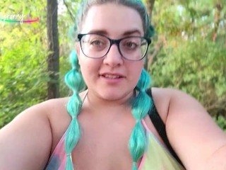 BBW Outdoor Pussy Play