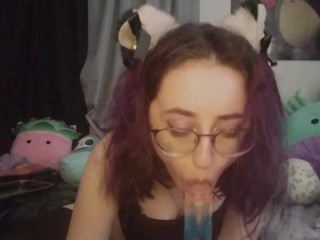 Cat Girl Compilation with Dildo BJ