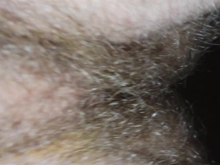 Throbbing HAIRY Ass