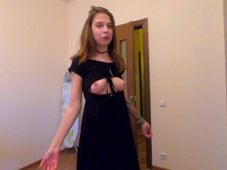I Just Wanted To Show Him My New Dress And He Fucked Me Again - POV - MichaelFrost & MihaNika69