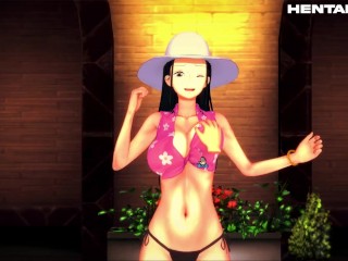 Nico Robin - One Piece Hentai Anime 3D + POV