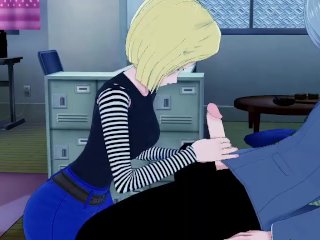 Guy enters Android 18's room and fucks her Dragon Ball Z Anime Hentai Uncensored Android No. 18