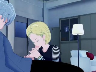 Guy enters Android 18's room and fucks her Dragon Ball Z Anime Hentai Uncensored Android No. 18