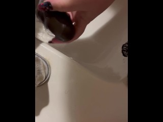 Washing my toys. Vibrators, dildos and butt plug, oh my!