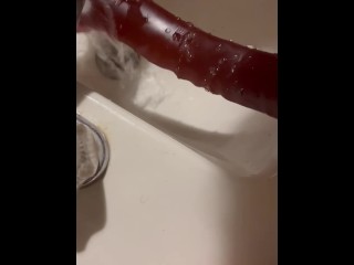 Washing my toys. Vibrators, dildos and butt plug, oh my!