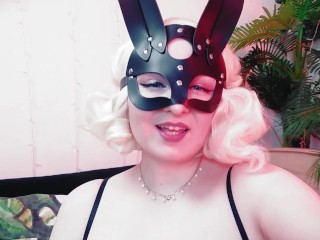 JOI compilation video - jerk off instruction from hot blonde Domme Arya Grander - homemade POV video