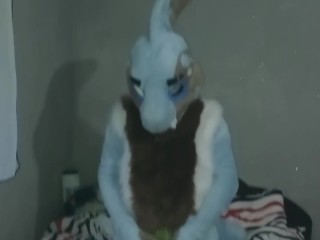 Furry fucking a plush toy