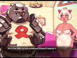 My Pig Princess [ Hentai Game PornPlay ] Ep.1 the princess seems to have feet fetish